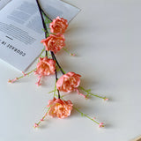 Pink Azalea Artificial Flower Stem – 63cm (25 Inch) with 5 Realistic Blooms