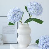 Light Blue Premium Imported Hydrangea Artificial Flower Stem – 66cm European Grade