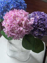 Deep Pink Premium Imported Hydrangea Artificial Flower Stem – 66cm European Grade