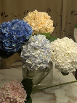 Champagne Premium Imported Hydrangea Artificial Flower Stem – 66cm European Grade
