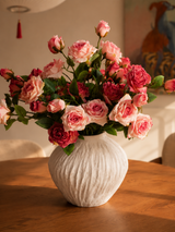 The Ishura Pot – Handcrafted Stone & Fiber Planter | Fireproof & Scratchproof