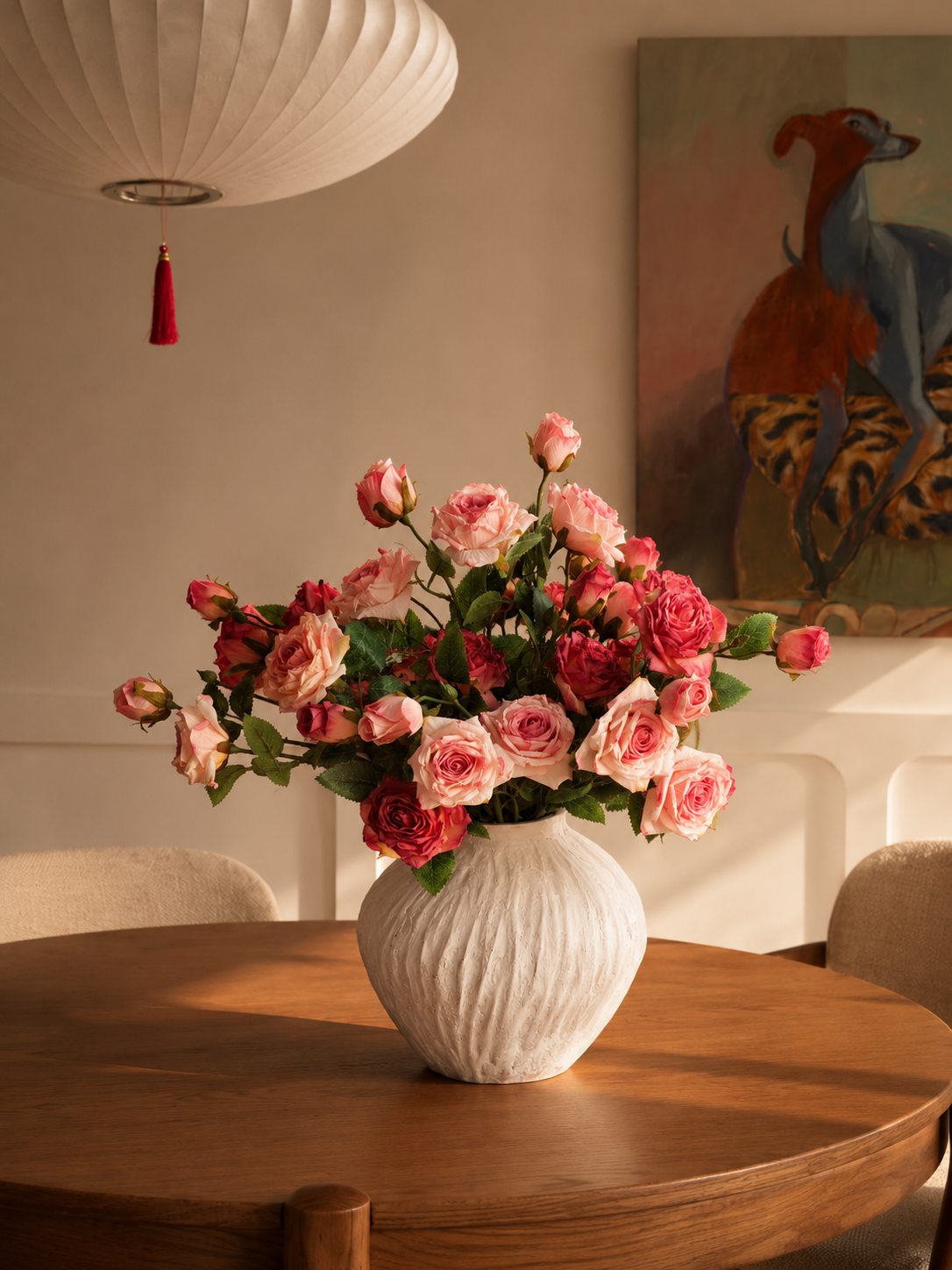 The Ishura Pot – Handcrafted Stone & Fiber Planter | Fireproof & Scratchproof