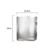 Crystal Wave Glass Vase – Premium Imported Modern Luxury Decorative Vase